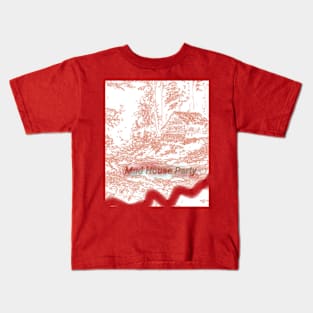 Secluded Sanctuary: Cabin Retreat in the Woods Kids T-Shirt